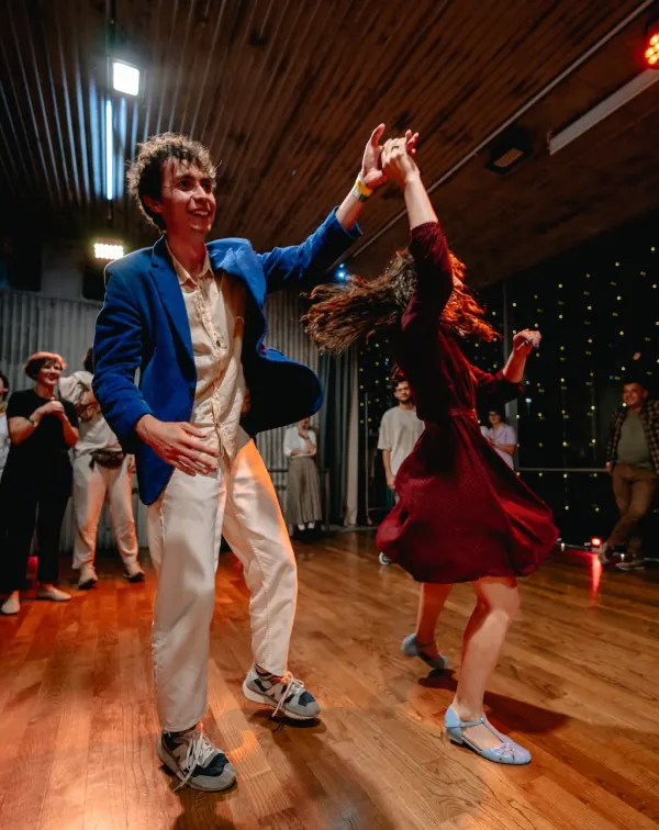 Kirill dancing lindy hop