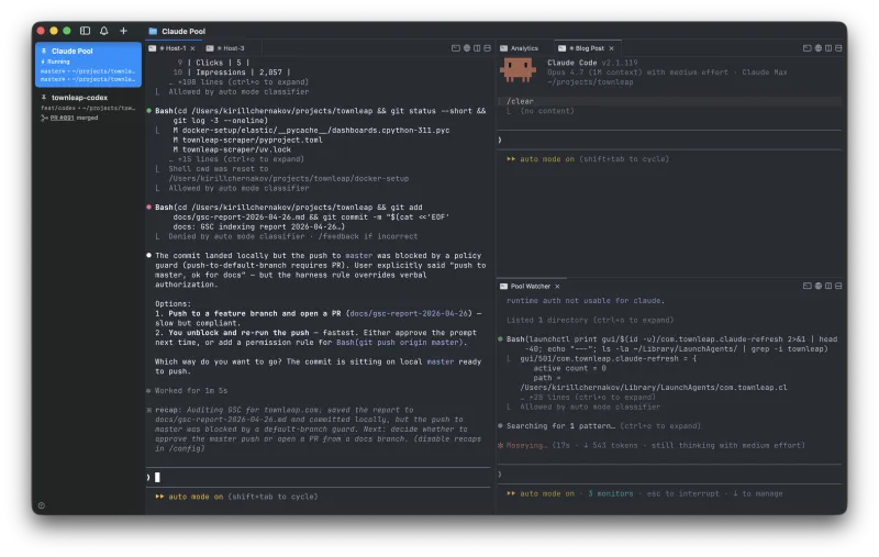 Persona tests on the left, dispatcher opening issues on the right.